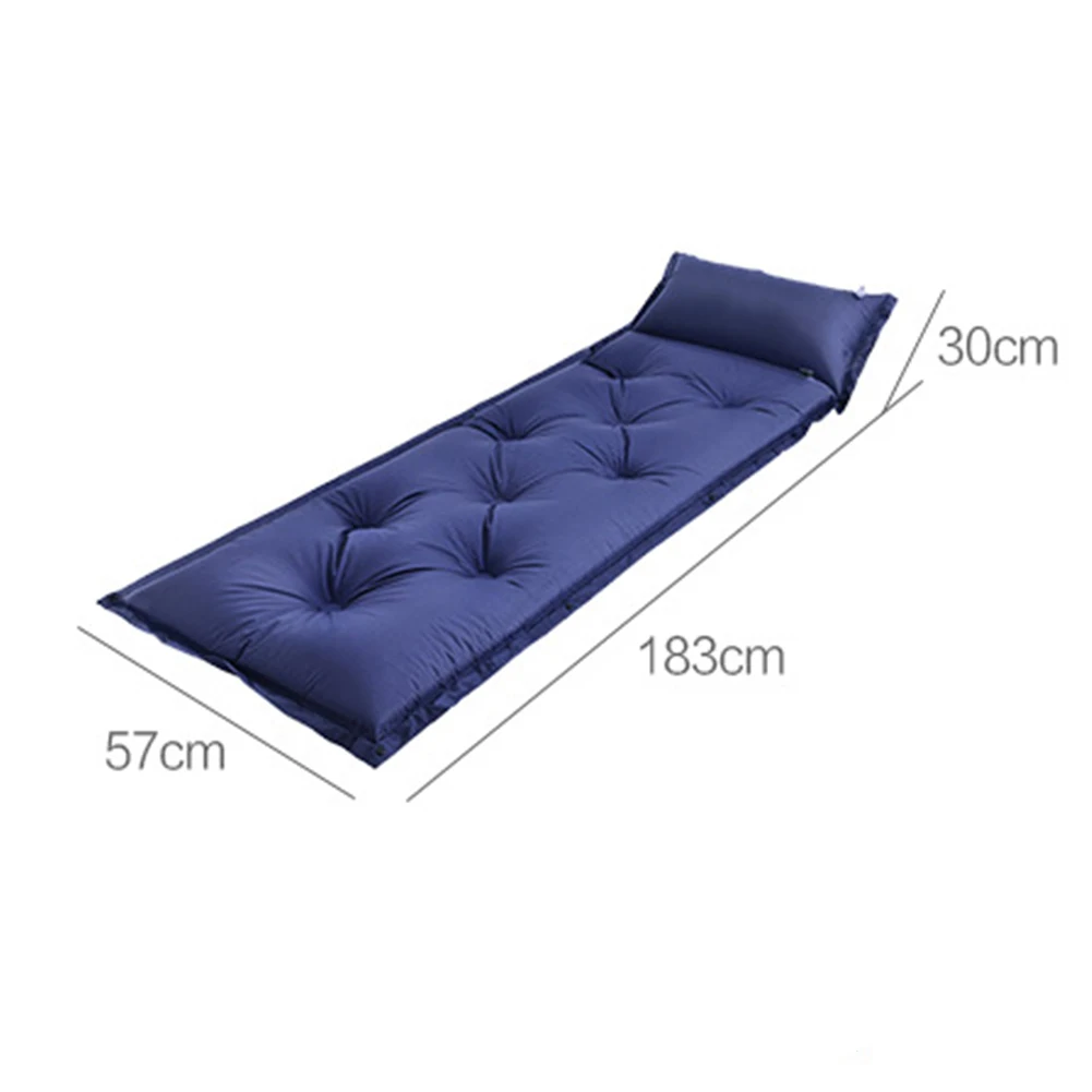 

Portable Camping Sleeping Pad Inflatable Air Mattresses Moisture-proof Outdoor Hiking Trekking Sleeping Mat Cushion with Pillow