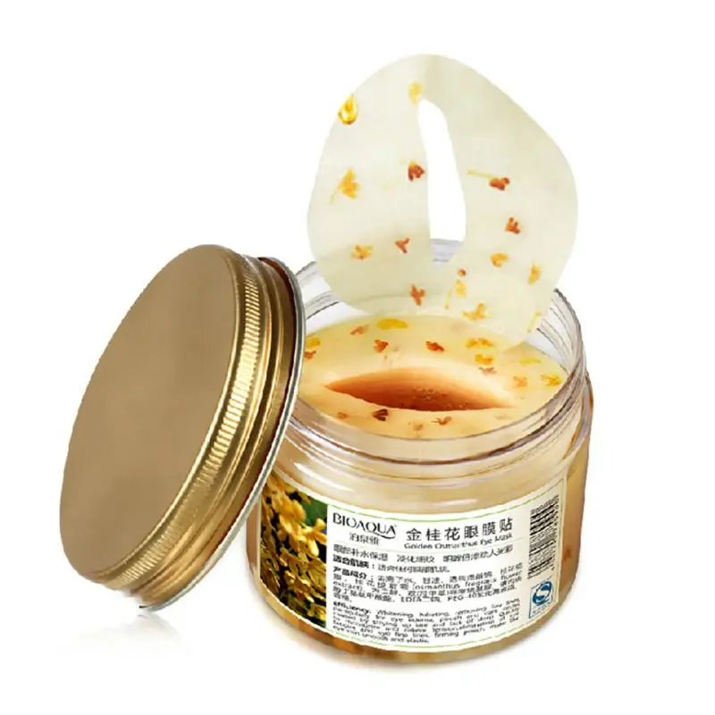 Османтус Eyemask бренд Золото османтуса свежие лепестки маска для глаз против