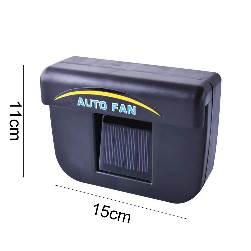 

New Solar Powered Auto Window Fan Auto Fan Cooler Energy Saving Clean Air Exhaust Cooling Fan Install on Car Windows ventilador