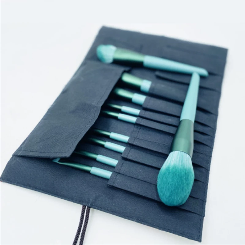 

10 Makeup Brushes Set Eye Shadow Powder Super Soft Full Of New Beauty Tools Paint Contour Foundation