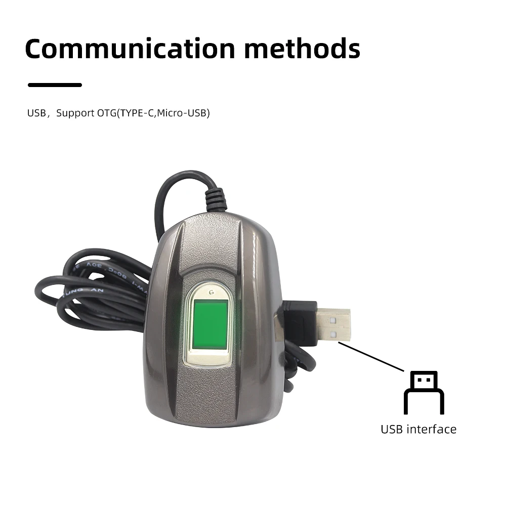 Semiconductor Fingerprint Reader USB Scanner Sensor Free SDK For Windows Linux Android Access Control System |