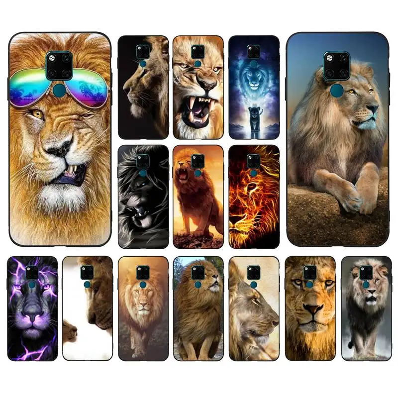 

MaiYaCa Ferocious Lion Phone Case for Huawei Mate 20 10 9 40 30 lite pro X Nova 2 3i 7se