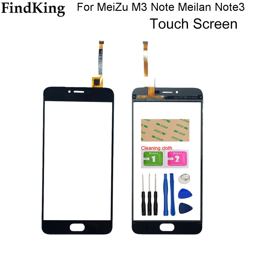 5 ''MobileTouch Экран для Meizu M3 Примечание M681H/Meizu Meilan Note 3 сенсорный Панель Стекло