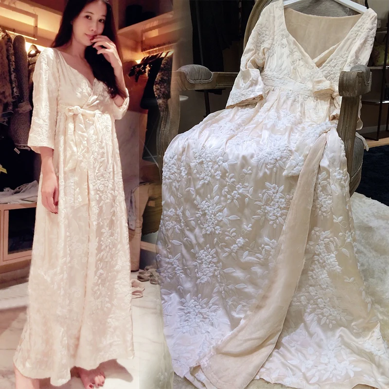 Высококачественная Женская осенне-зимняя Пижама утепленная бархатная одежда