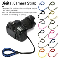 newest accessories outdoor hand grip digital camera strap cameras wrist straps paracord braided flashlight wristband