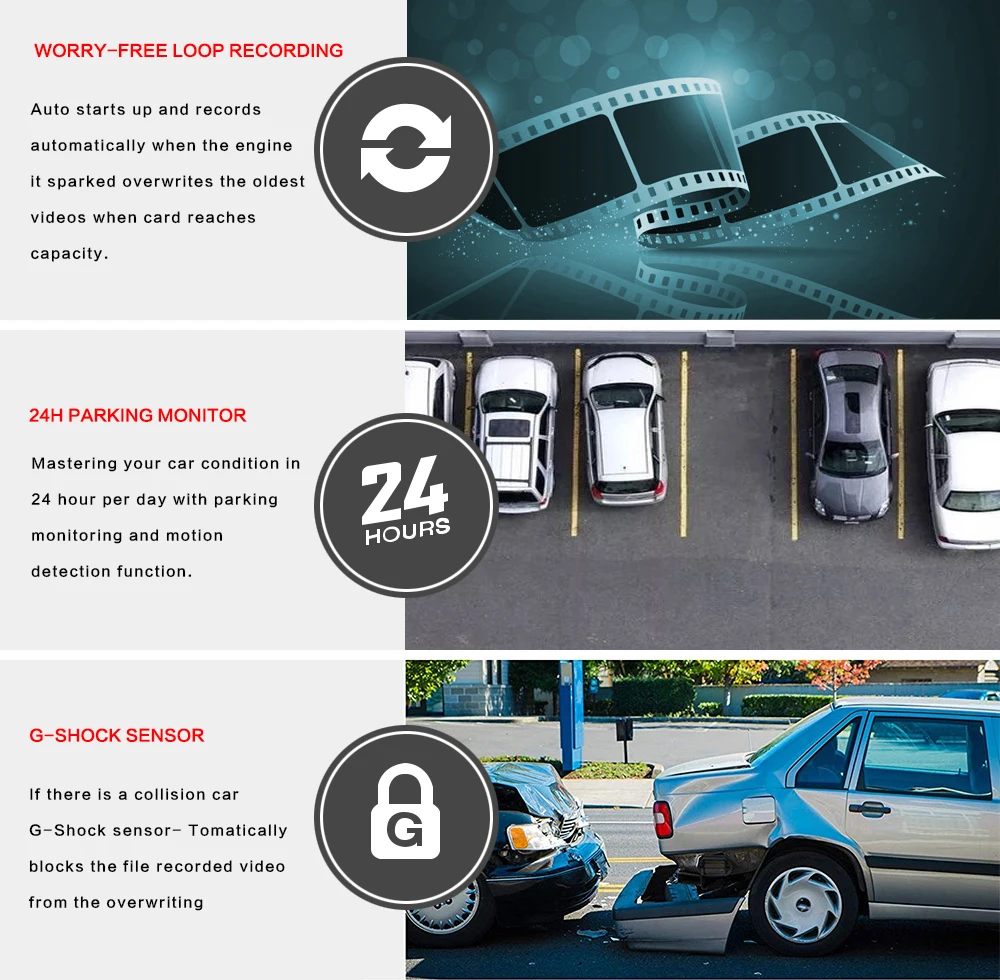 OLESED T95 10 ips сенсорный экран поток зеркало заднего вида автомобиля Dvr зеркало тире камера Dash Cam двойная камера для автомобиля Full Hd привод рекордер