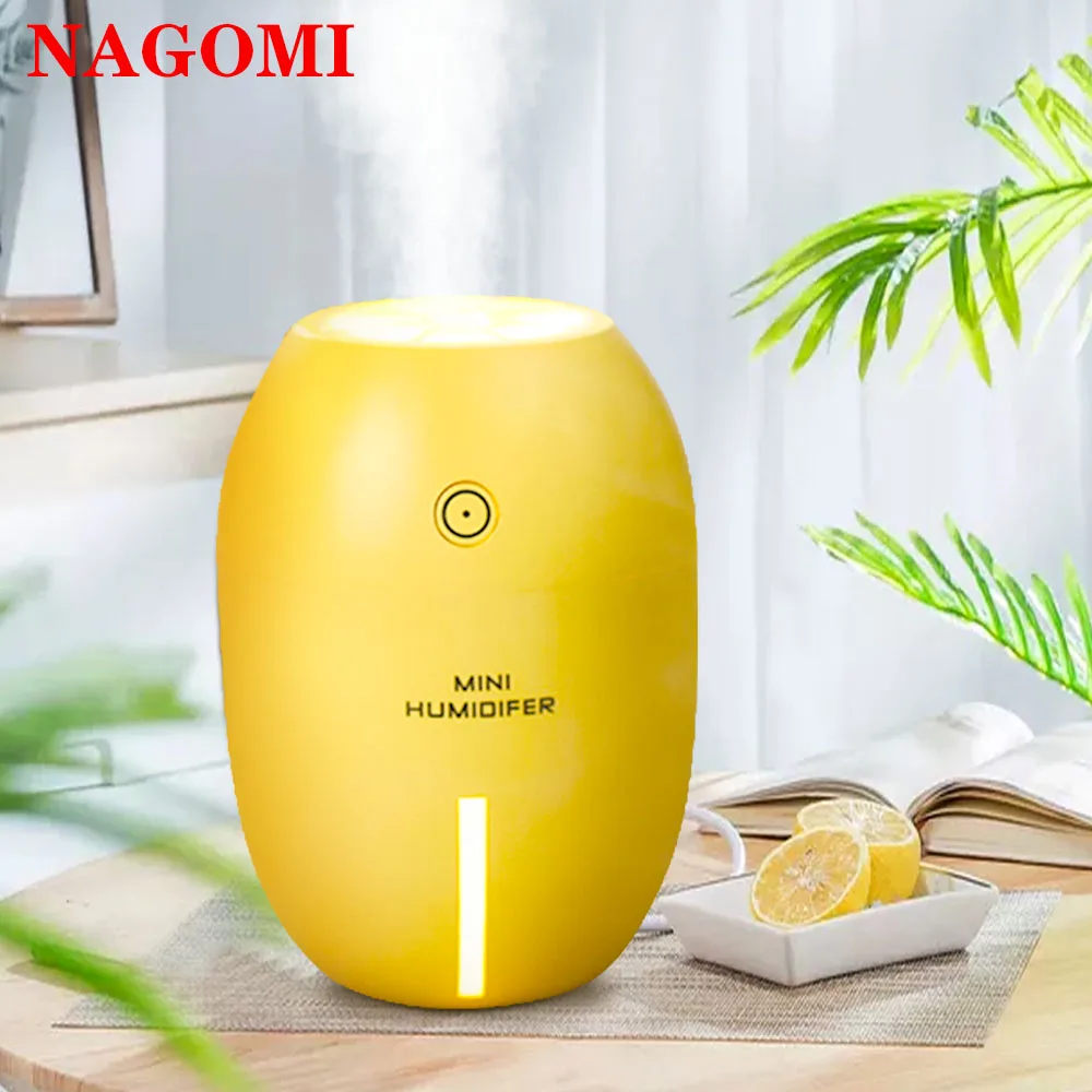 

180 мл USB Электронный ультразвуковой увлажнитель воздуха Лимон Ароматерапия эфирное масло диффузор для дома спа Светодиодные ночные светиль...