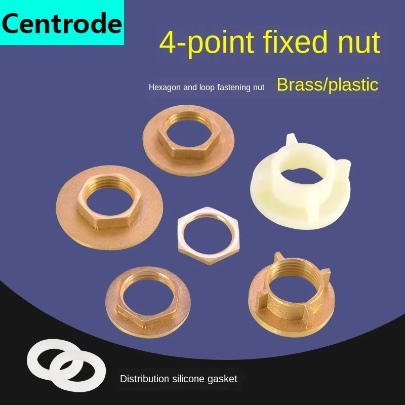 Одиночный кран для холодной воды раковины фиксирующая гайка 1/2 дюйма медный
