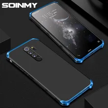 Shockproof Aluminum Metal Case For Xiaomi Redmi Note 8 Pro 10 7 6 5 K40 Pro Mi 11 Ultra Case Full Protection Hard PC Back Cover