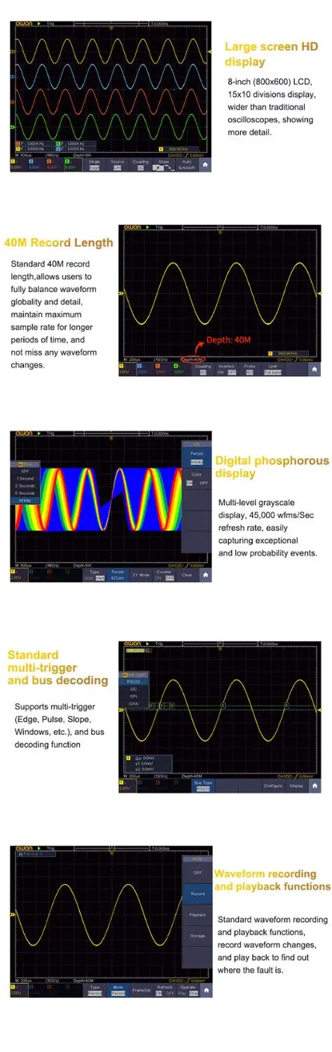 

OWON SDS1104, 4- 100 1