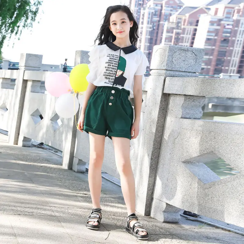 Комплекты одежды для девочек подростков комплект из 2 предметов футболка с