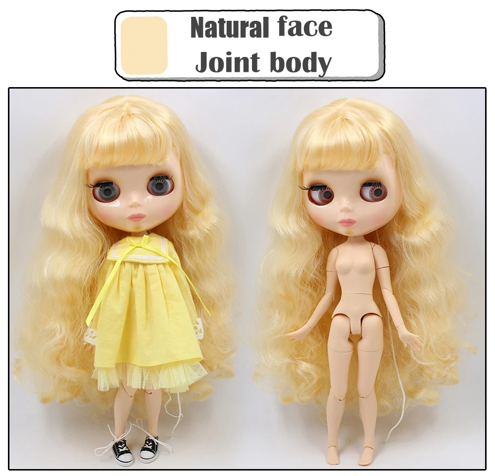 ICY Blyth Кукла № 2 глянцевое лицо натуральная кожа суставное тело 1/6 BJD Специальная цена 1/4 BJD, Pullip, Jerryberry, Licca игрушка подарок