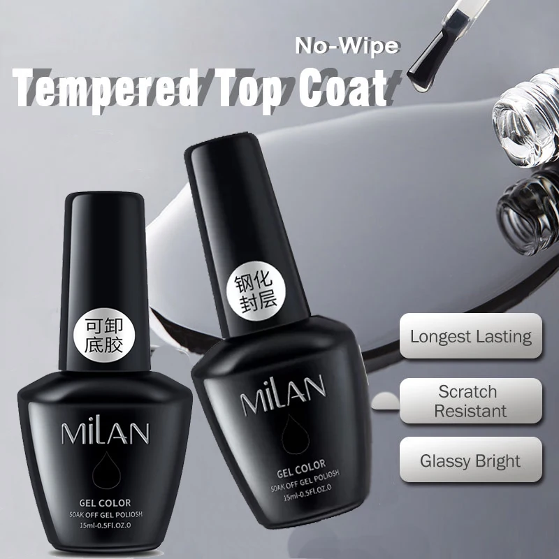 Закаленное покрытие без протирания верхнее гелевое Матовый верхний гель для