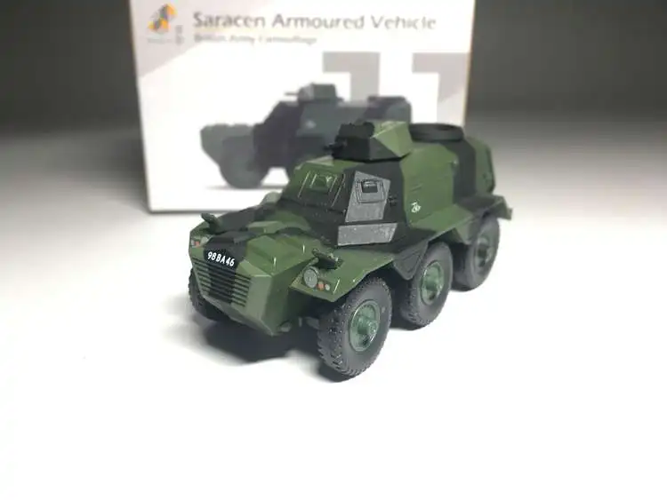 Крошечный армированный автомобиль 1/110 Saracen британская армия камуфляж модель ATC64786