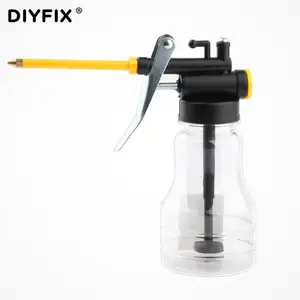 Пистолет для смазки DIYFIX, 250 мл, масляный насос, баночка для смазочного масла, пластиковый прозрачный шланг, масляный инжектор высокого давления, баночка для ремонта автомобиля