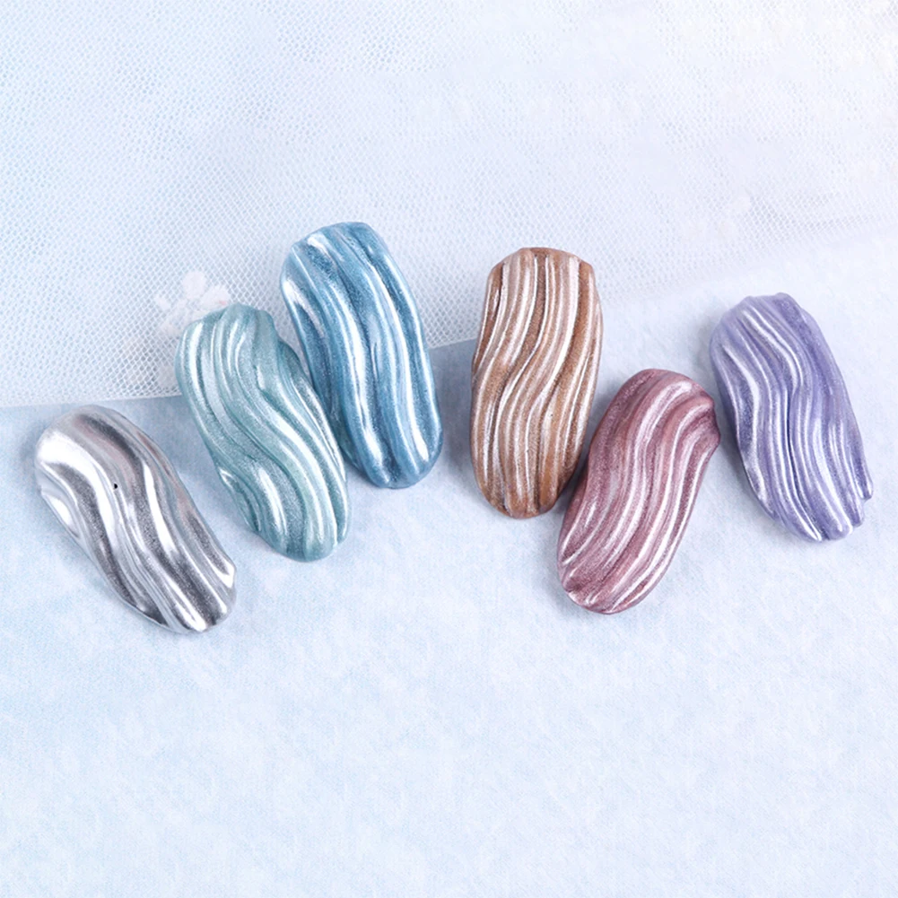 6 мл металлический зеркальный Гель лак для ногтей проволочный рисунок