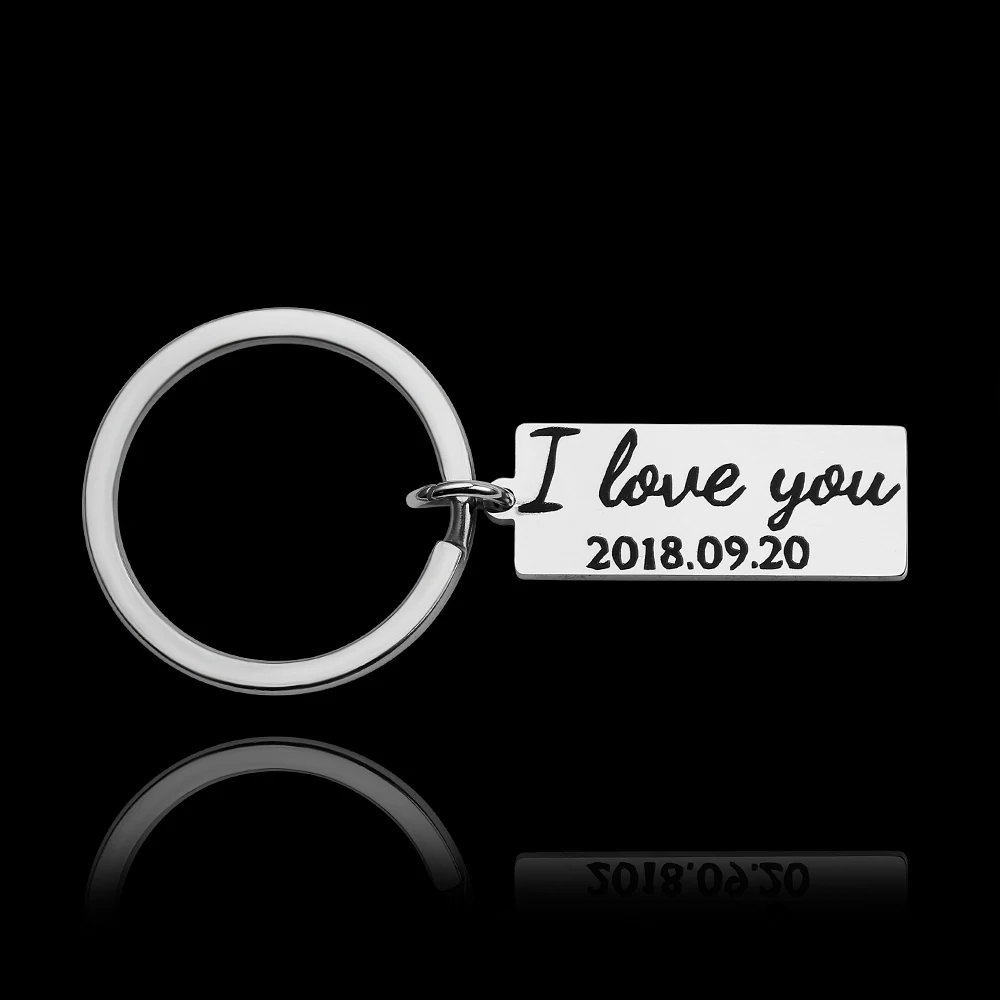 На заказ Гравировка ваш мобильный телефон ID тег брелок анти-потерянный личность