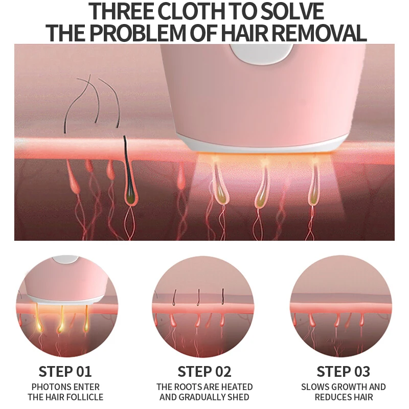 IPL лазер для удаления волос с ЖК дисплеем 990000 вспышек эпиляторы фотоэпилятор