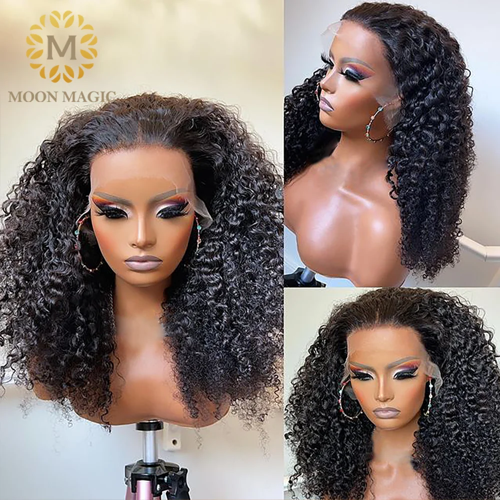 Water Wave Lace Front Wig Bob High Density Lace Wigs Curly Lace Front Wig Transparent Lace Wigs Human Hair Deep Wave Frontal Wig