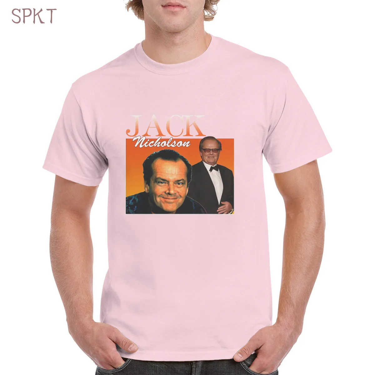 

Jack Nicholson Cotton t shirt Letters Young Gradient Top High Quality Soft Handsome Oversized Female/Man T-Shirt Aesthetics