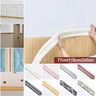 3D рельефная угловая линия, пенопласт, линия талии, водонепроницаемая рамка, самоклеящаяся, 2,3 м, край стены, декоративная лента, наклейка на стену