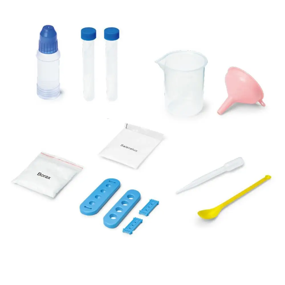 

1set Kids Science Clay Neutralization Experiment Kit DIY Chemistry Equipment Science Experiment Toy Education Aid Tool