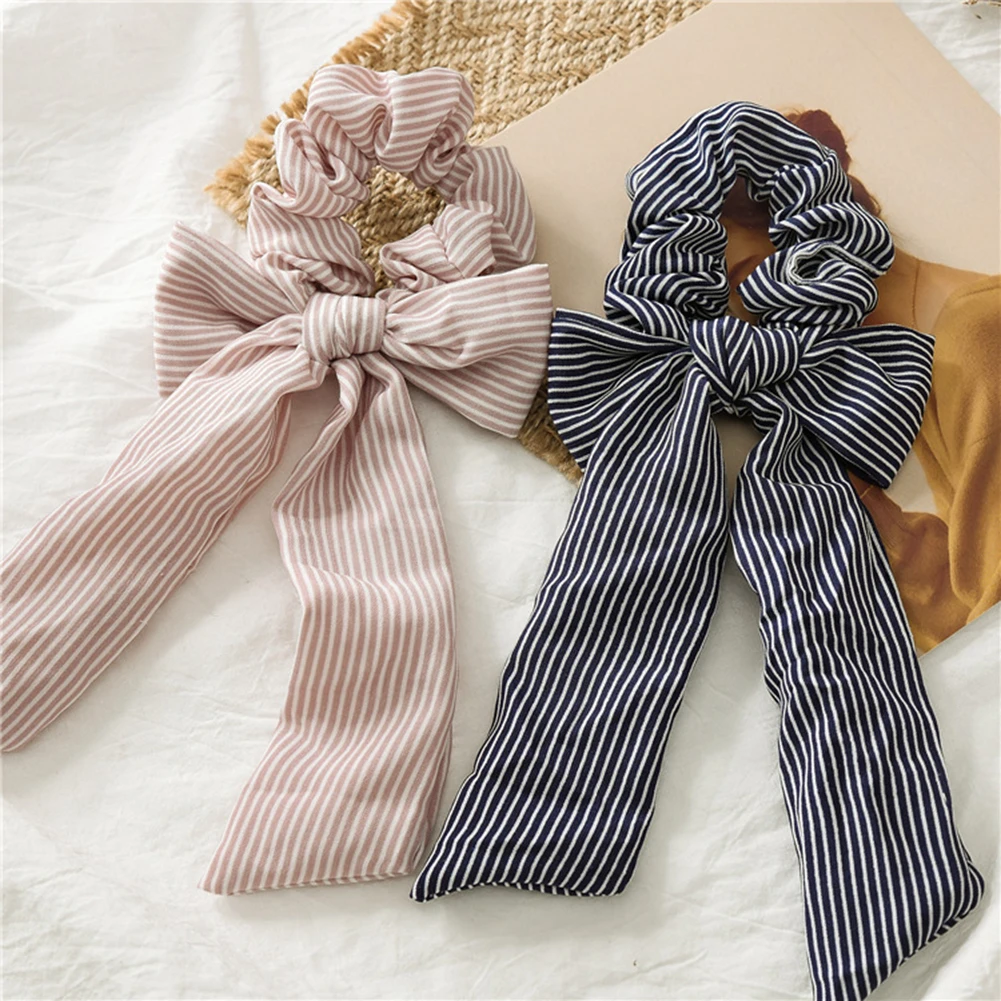 

Nice-Looking Hair RopeBow Hair Ring Streamers Fashion Ribbon Girl Hair Bands Ponytail Women Headwear Beautiful Hair Scrunchies