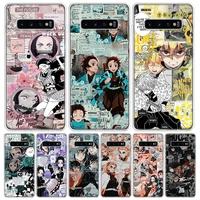 kimetsu no yaiba demon slayer anime phone case for samsung galaxy a50 a51 a70 a71 a40 a30 a20e a10 a31 a21s a41 a01 a6 a7 a8 a9