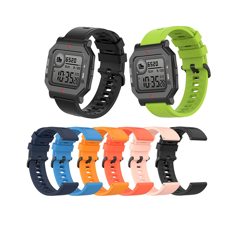 

Силиконовый ремешок для часов Xiaomi Huami Amazfit Neo, сменный ремешок для смарт-часов Amazfit Neo