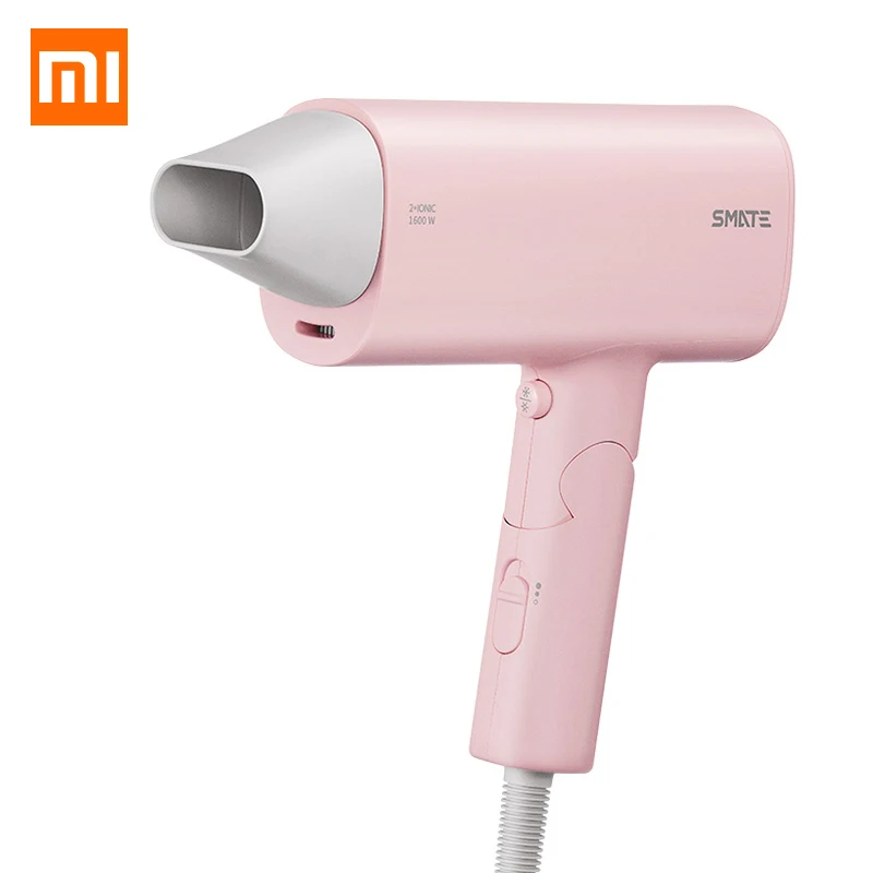 Xiaomi SMATE, складной фен с ручкой, бытовые парикмахерские инструменты, фен для горячей и холодной воды, 220 В, 1600 Вт, отрицательный ион для дома и путешествий