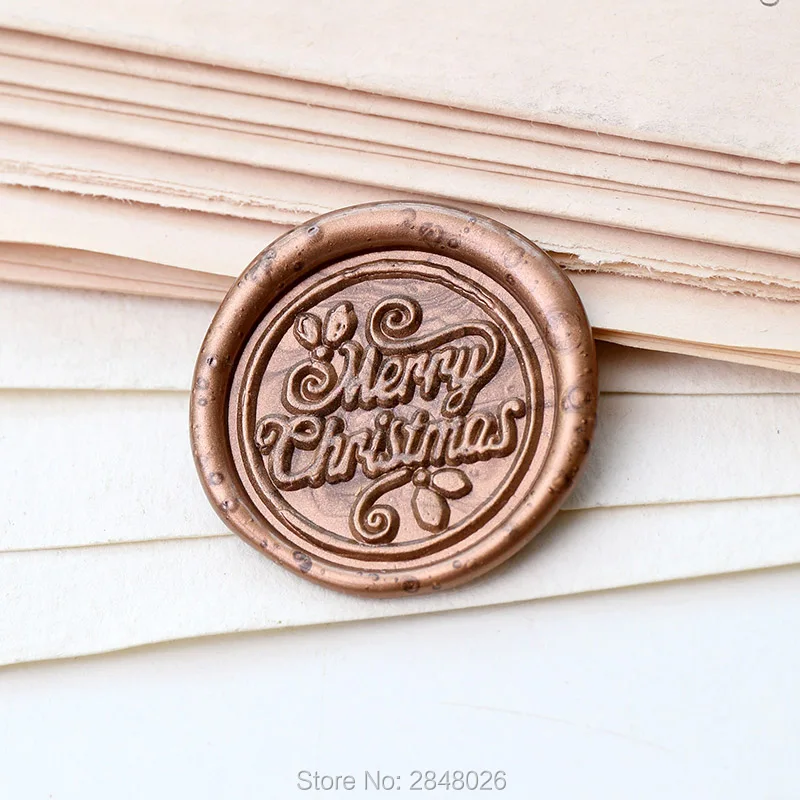 Рождественская печать для воска Женская свадебных приглашений подарочная