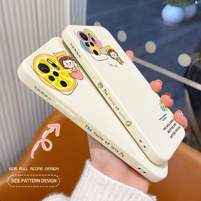 

Balloon Girl Phone Case For Xiaomi Redmi Note 10 10S 9T 9 8 7 Pro MAX Redmi 9 9A K40 K40pro K30 K20 Liquid Silicone Cover