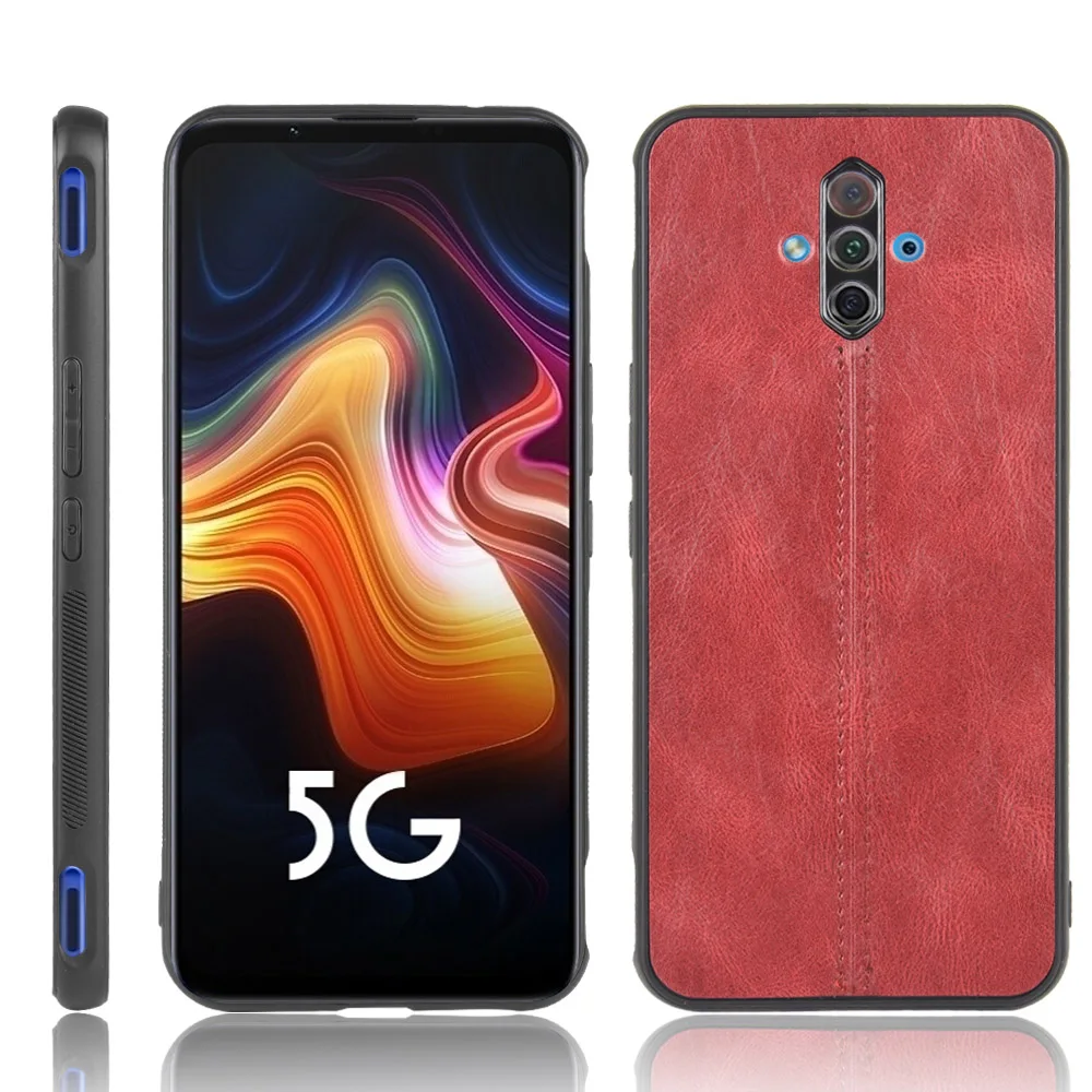 

ZTE nubia Play Case Nubia Play Suture Calfskin Soft Edge Hard Bottom PU Leather Phone Back Cover For ZTE nubia Play Bag Case