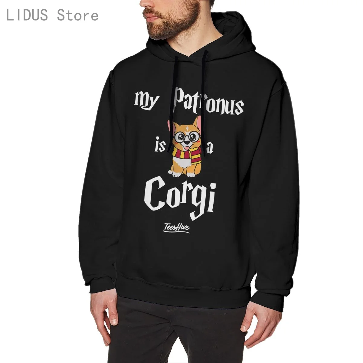 

My Patronus Is A Corgi Hoodie Cotton Sweatshirts Comfortable Creativity Streetwear Hoodies