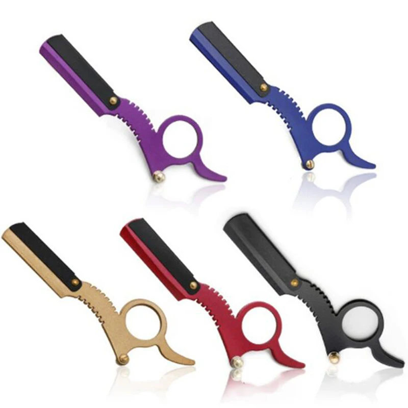 Горячая Распродажа 1 шт. Парикмахерская бритва с прямым краем для бритья бороды