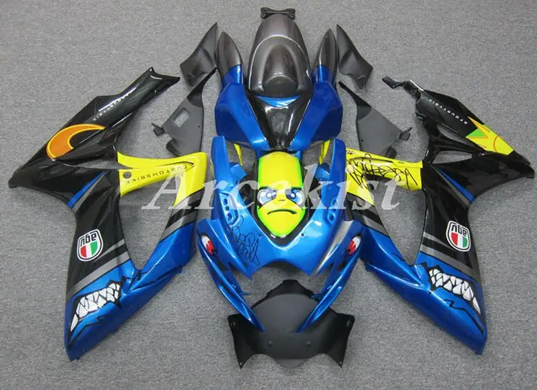 

Комплект обтекателей для мотоциклов SUZUKI GSXR600 GSXR750 06 07 R600 R750 K6 GSXR 600 750 2006 blue shark, новый стиль