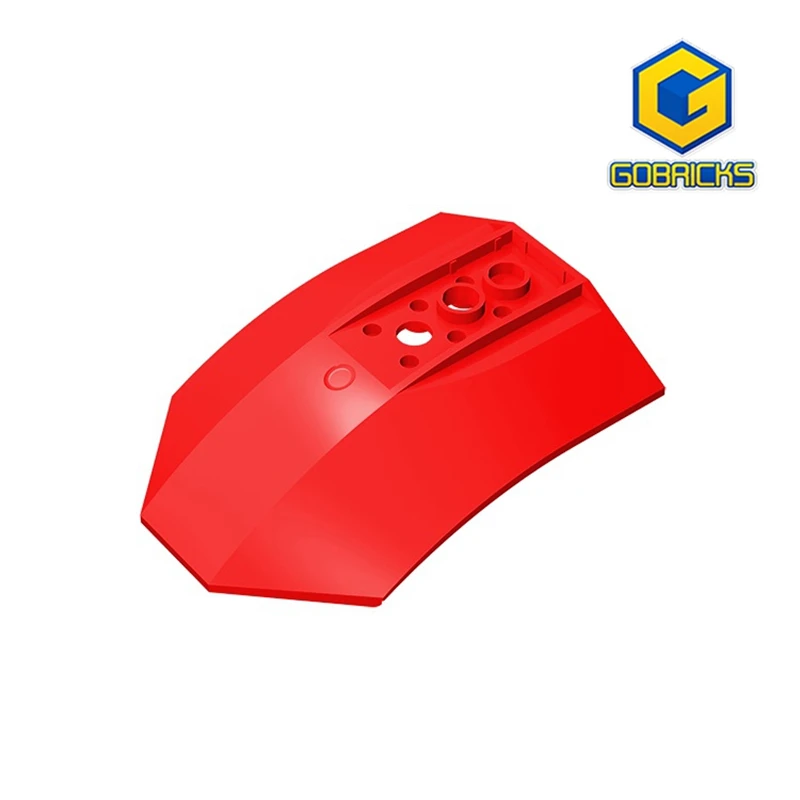 [Gobrick] GDS-1354 Строительный блок (No.42021) клиновидный кирпич 8x6 x2 дуговой кронштейн |