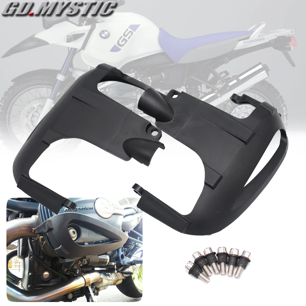 

For BMW R1150GS R1150RT R1150R R1150 GS RT 1150 2004 2005 04 05 Black Double Ignition Engine Cylinder Protector Guard Cover