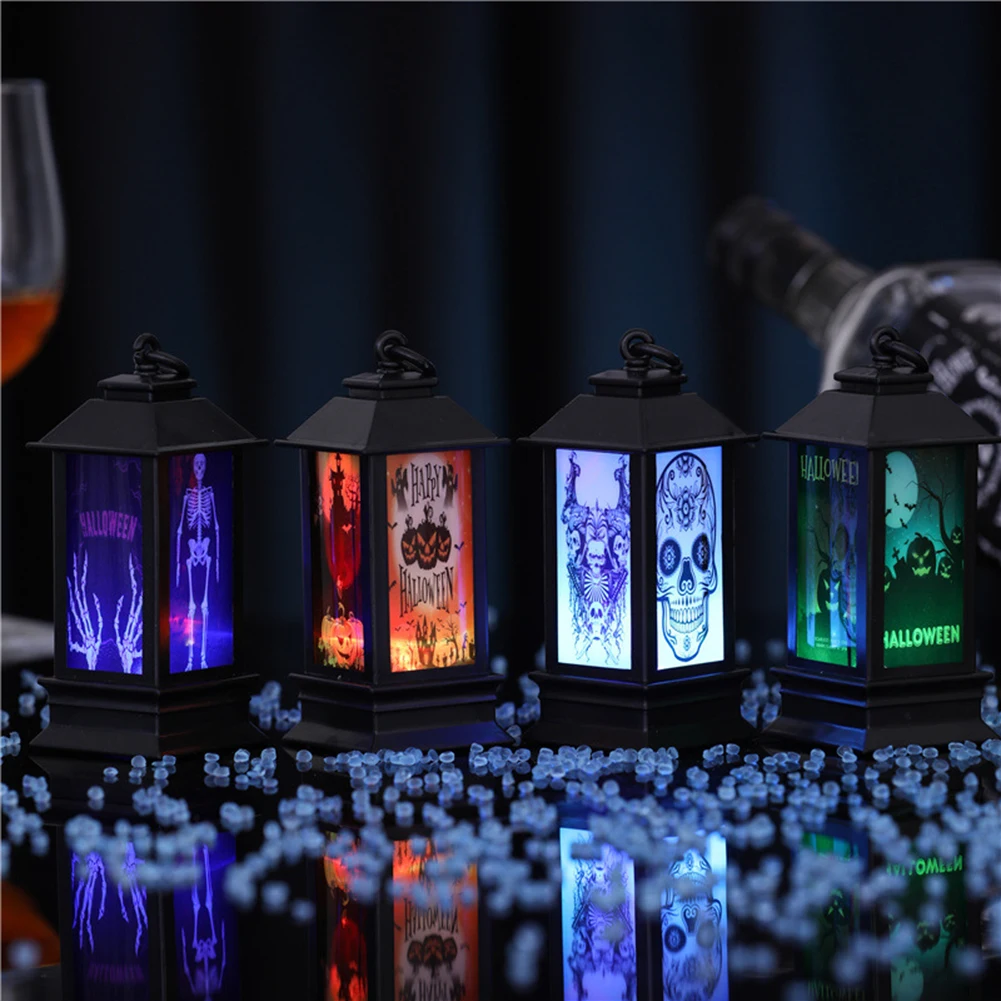 

Creative LED Night Light Ghost Pumpkin Printing Lamp for Halloween Party Light Lantern Hanging Pendent Gifts
