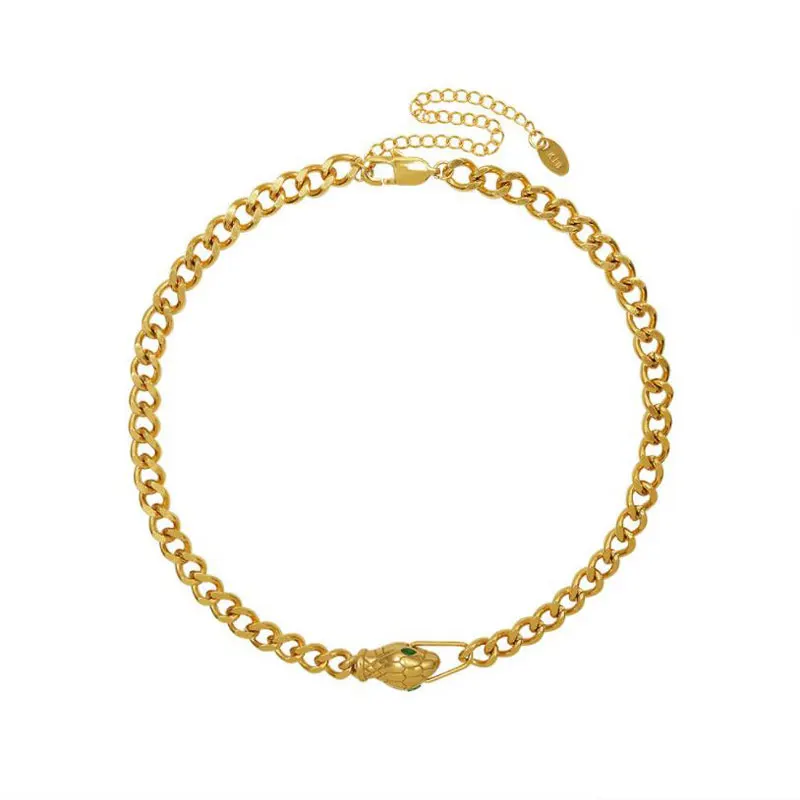 Женский браслет из нержавеющей стали с кристаллами золотая цепочка соединением