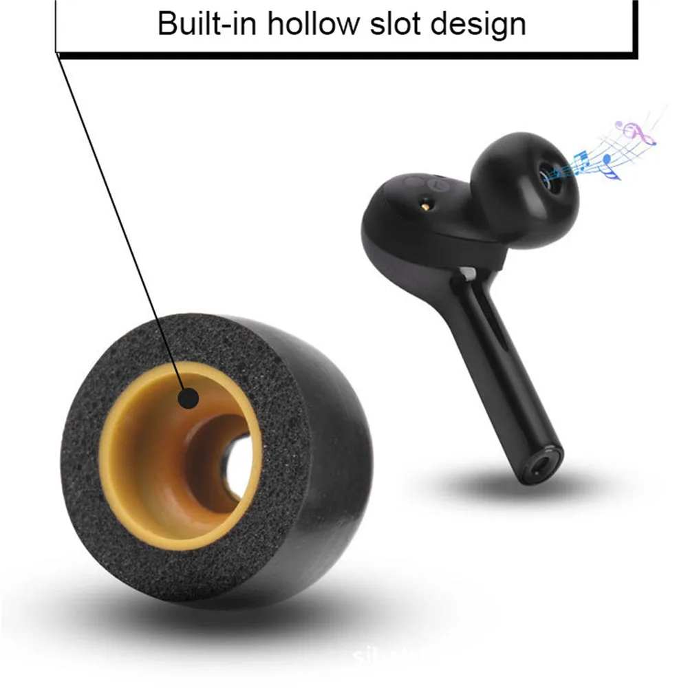 1 пара сменные насадки для наушников из пены с эффектом памяти | Электроника