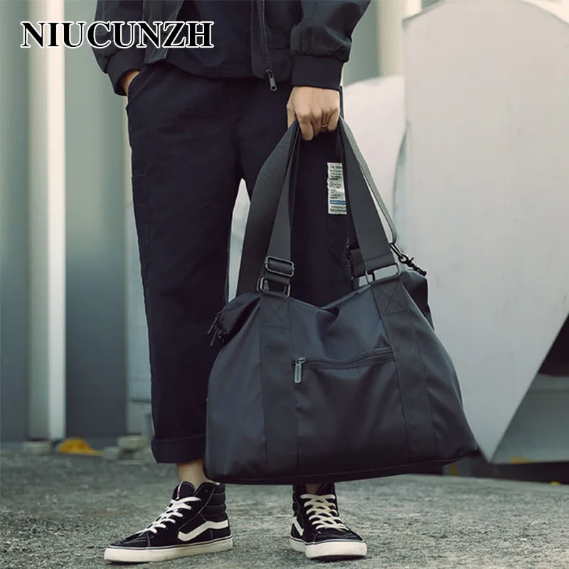 NIUCUNZH Men's Tote Bag Men's Shoulder Bag Men Handbag Man's Travel Bags Nylon Waterproof Purse For Men Crossbody Bags Designer