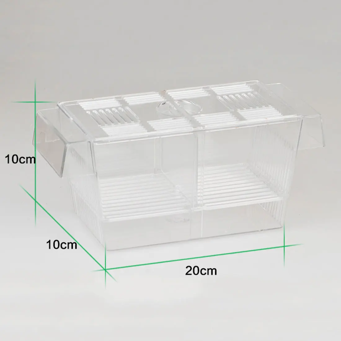 Прозрачный аквариум двойная миска Боевая рыба мини домик инкубатор ящик для
