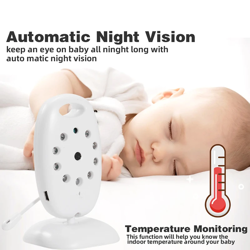 OSVR беспроводной видео цветной Детский Монитор ночное видение детская камера