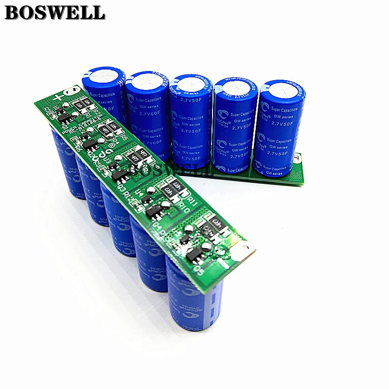 GDCPH super farad capacitor module 13.5v 10F backup power supply cryogenic starter 2.7v 50F | Электроника