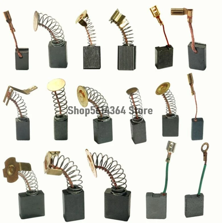 Пара универсальных угловых щеток для электродвигателя