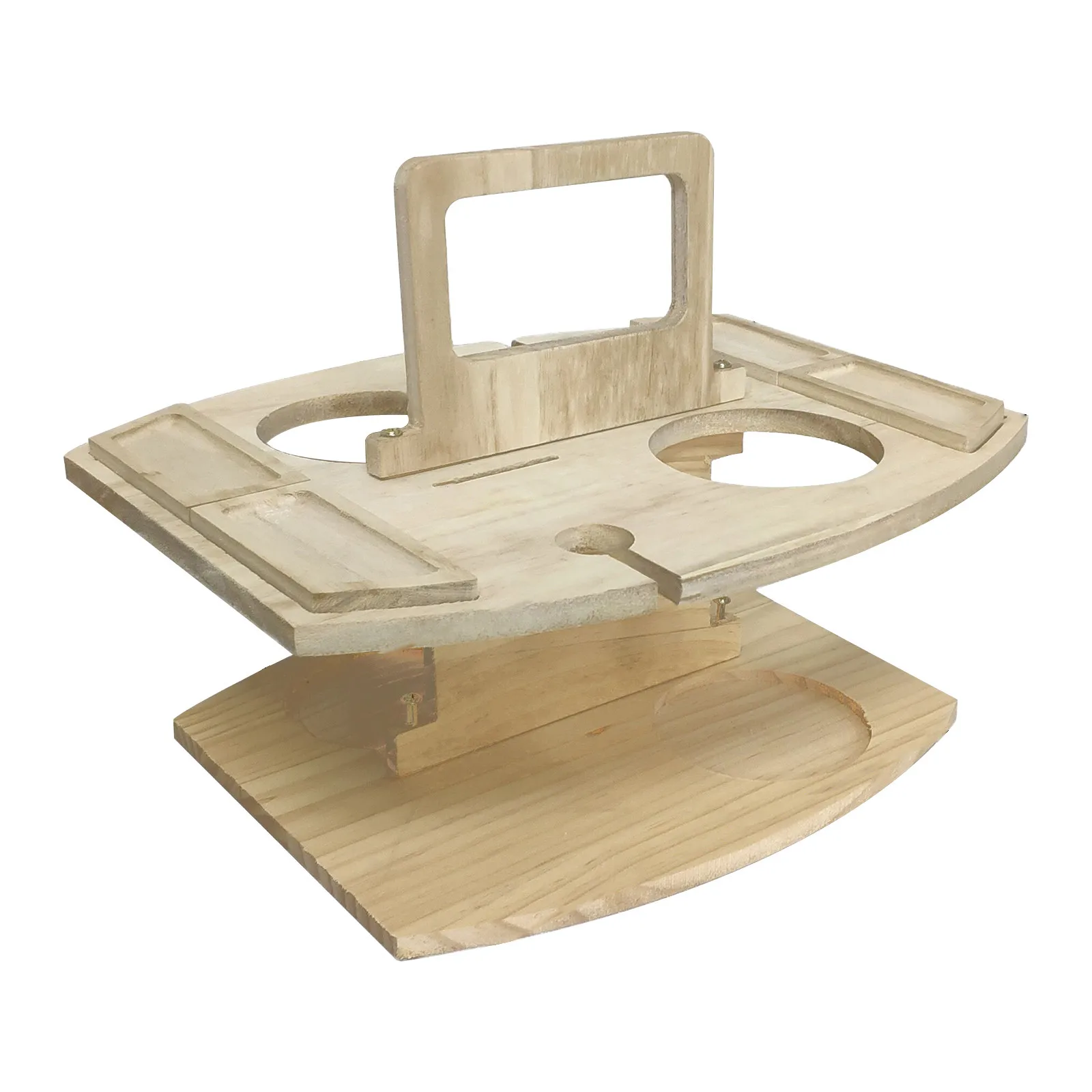 

2021 Summer Portable Wooden Outdoor Picnic Wine Table Fruit And Vegetable