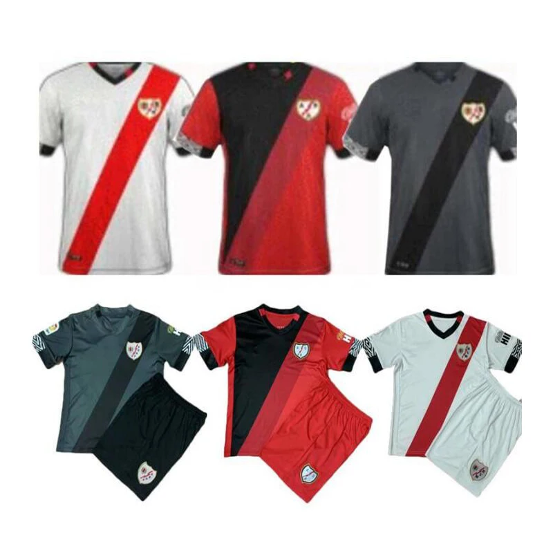 

New arrived For Kids Kits Rayo Vallecano Futbol Camisa shirts 2020 Camiseta De Futbol Shirt Leisure Best Quality Casual Shirts