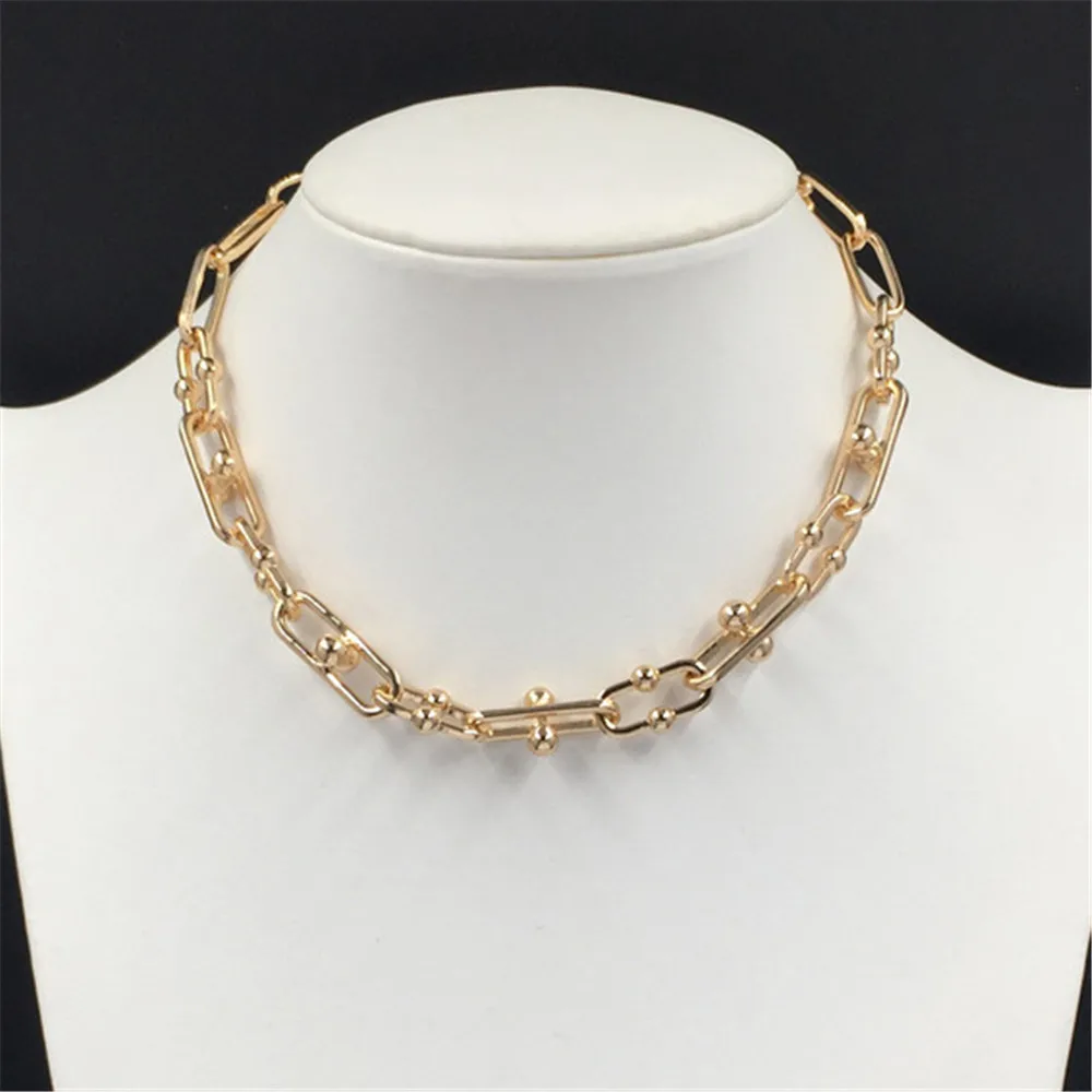 2020 новое модное винтажное ожерелье чокер для женщин золотистого цвета