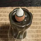 Водопад курильница керамический обратный поток подставка для благовоний декоративная маленькая курильница устойчивое офисное настольное украшение домашние статуэтки